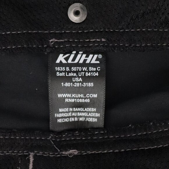 Kuhl Womens Sz 8 Black Convertible Hiking Cargo Pocket Outdoor Shorts Pants - Picture 15 of 16